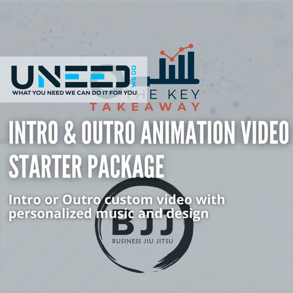 Intro And Outro Animation Video Starter Package - UNeedWeDo